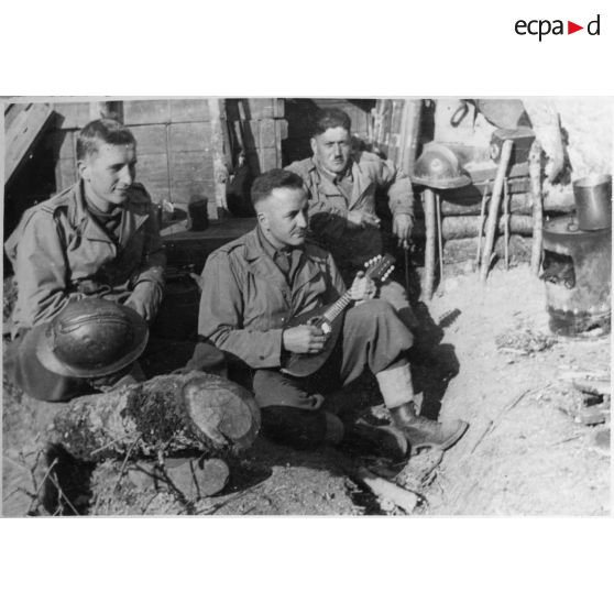 La 3e DIA [division d'infanterie algérienne] sur le front d'Italie. Janvier 1944. [légende d'origine]