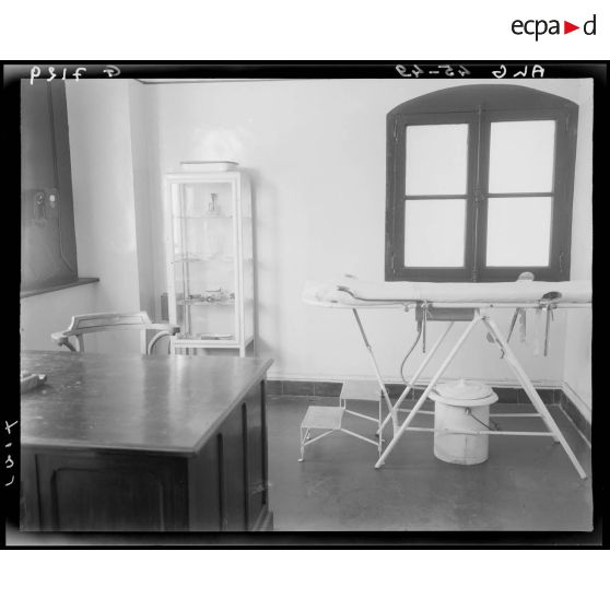 Vue de l'infirmerie de la maison du blessé de guerre musulman.