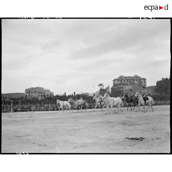 Journée récréative au profit des oeuvres sociales de la division territoriale d'Alger (DTA) au quartier Gueydon, à Alger.
