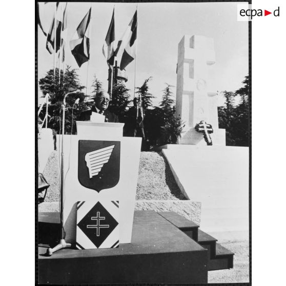 Monsieur Heltier de Boislambert, grand chancelier de la libération - Discours. [légende d'origine]