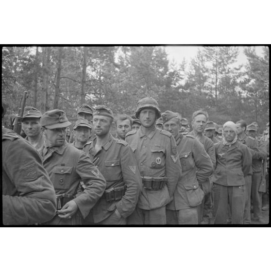 Des unités variées de l'armée allemande viennent de quitter la ville de Vilnius qu'ils défendaient devant la pression de l'armée Rouge.