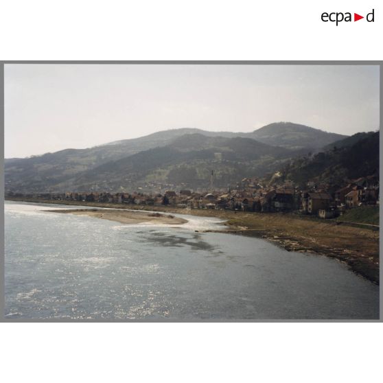Rivière Drina - Gorazde. [légende d'origine]