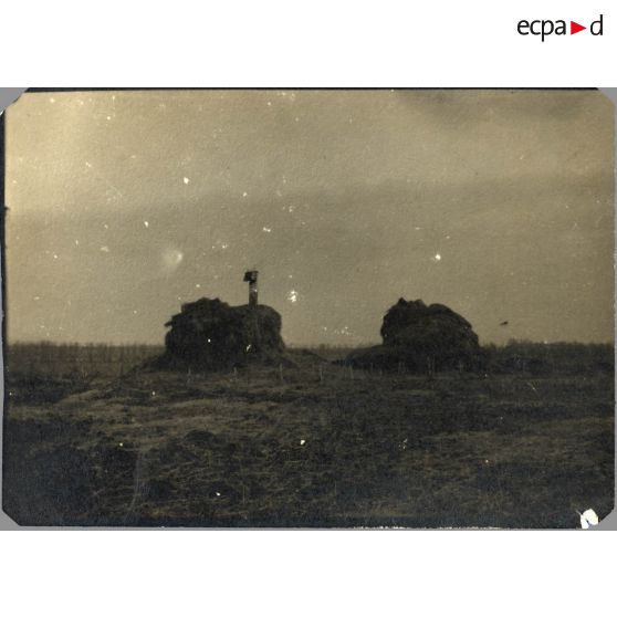Positions allemandes devant Roye, les meules observatoires. [légende d'origine]