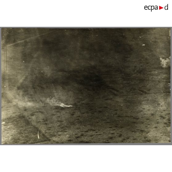 Vue oblique ; attaque de Vermandovilliers le 17/9/17, 15h - Altitude 200. [légende d'origine]