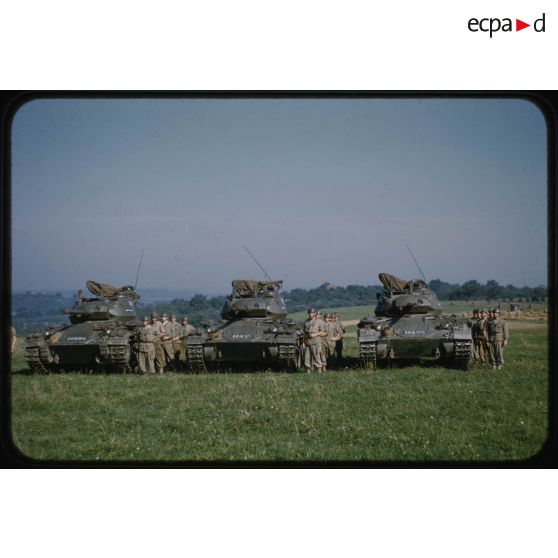 1955, Reutlingen, tirs à Münsingen. [légende d'origine]