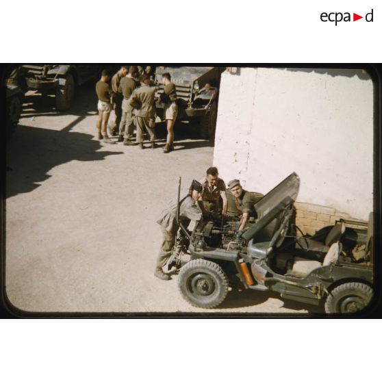 1956 Palikao, Relizane Zémora (3 détcht Pon Trans). [légende d'origine]