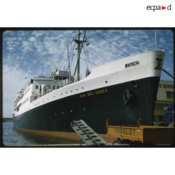 Du "Pont de Cazalet", le 30 mai 1959. [légende d'origine]