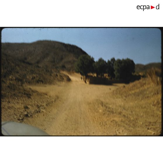 [Une piste dans le déser].