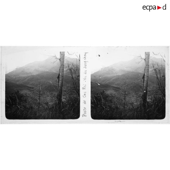 Poste de Coc Pai vu du Sang [ou Song] Chay. [légende d'origine]<br>