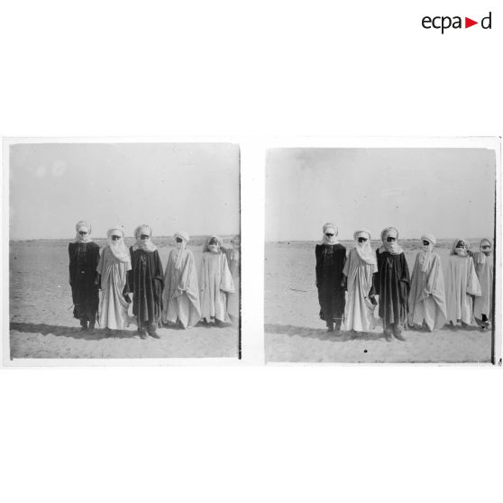 [Portraits de méharistes tchadiens].<br>