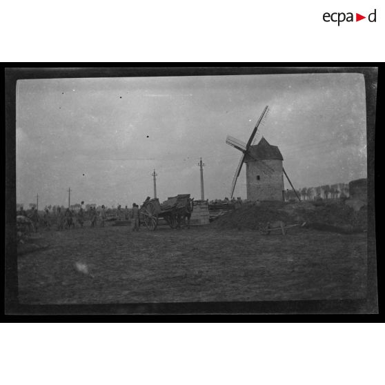 10-1915. Gouy Servins. Le moulin. [légende d'origine]