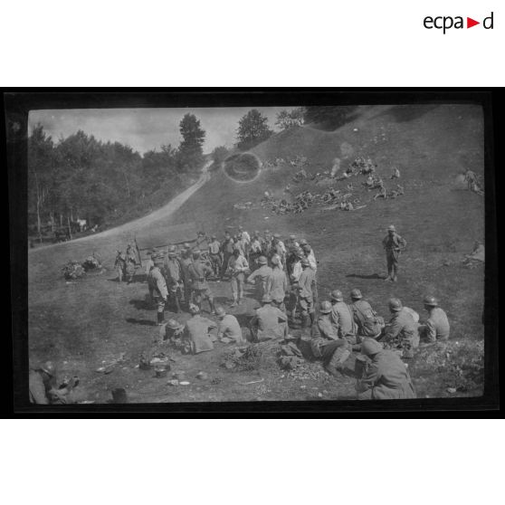 [1er septembre 1916. Concours de cuisiniers à Quiry-le-Sec].