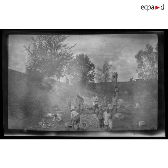 [1er septembre 1916. Concours de cuisiniers à Quiry-le-Sec].