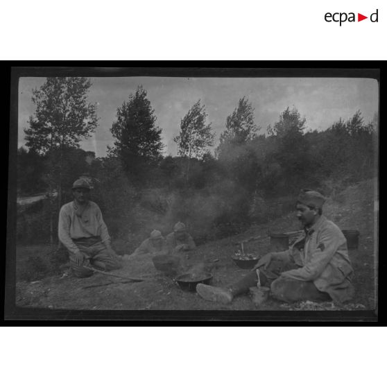[1er septembre 1916. Concours de cuisiniers à Quiry-le-Sec].