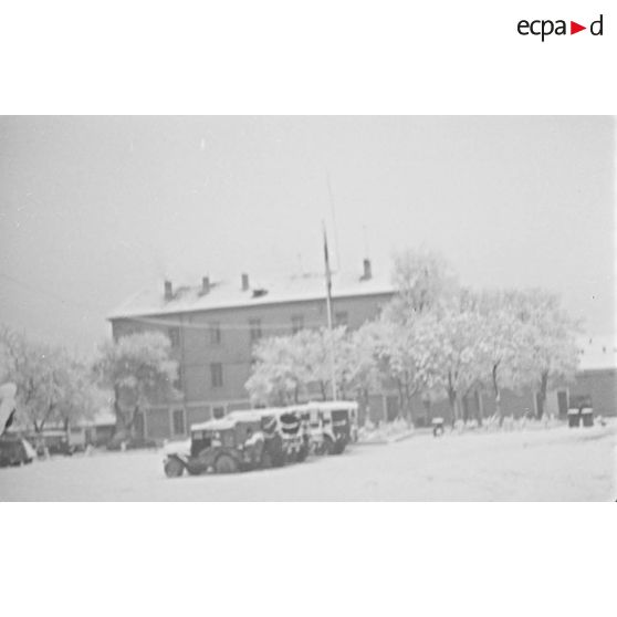 Batna sous la neige. [légende d'origine]