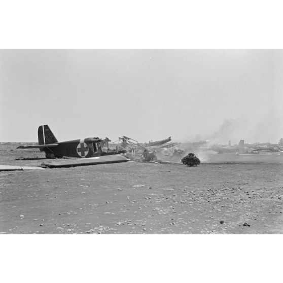 Un avion de transport sanitaire Junkers Ju-52 codé SE+? Werknummer 311.