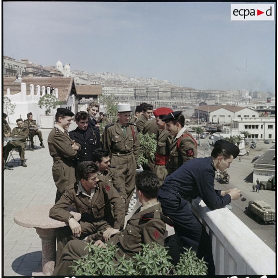Centre militaire de détente à Alger.