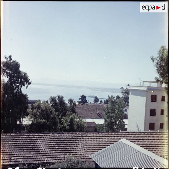Vue depuis les locaux du service cinématographique des armées (SCA) d'Alger.