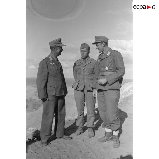 Le commandant (Major)  Wilhelm Georg Bach.