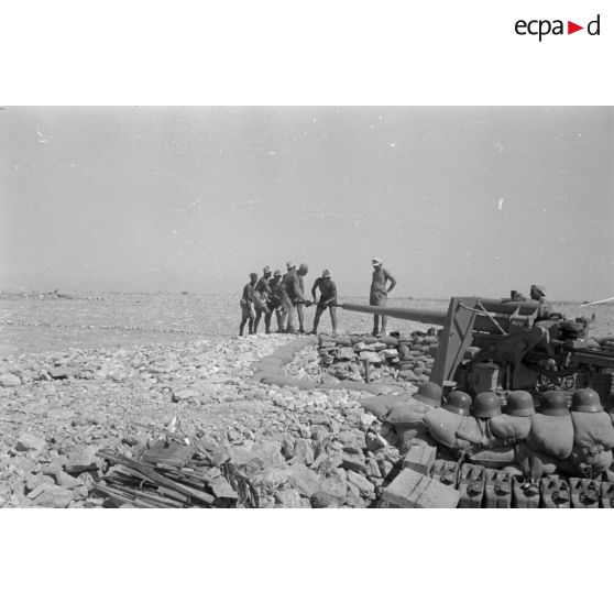 Une pièce de 8,8 cm FlaK de la 2e batterie du FlaK I./33.