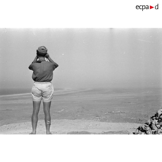 Sur le front de Soloum (Sollum), les positions italiennes à Halfaya (Halfayapass).