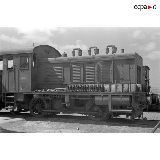 Une locomotive diesel Henschel.