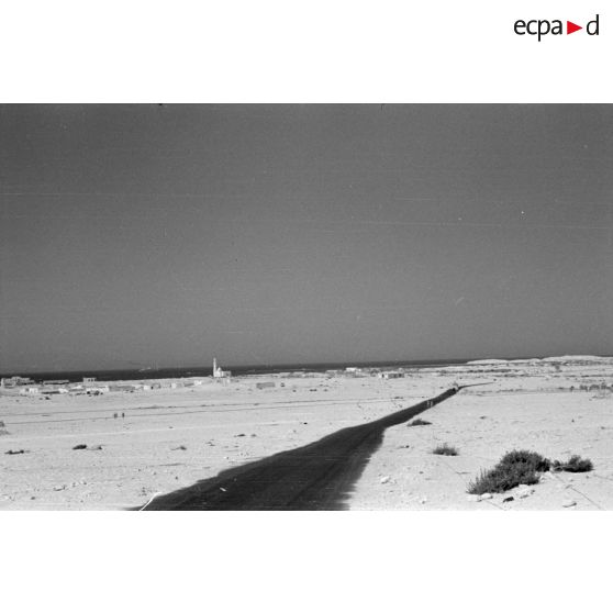 Un village côtier libyen ou égyptien.