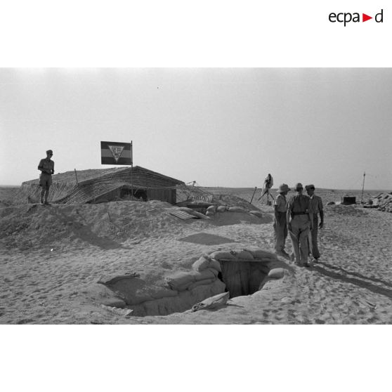 Rencontre entre les pilotes du Jagdgeschwader 27 dans le secteur de El Daba.