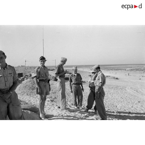 Rencontre entre les pilotes du Jagdgeschwader 27 dans le secteur de El Daba.