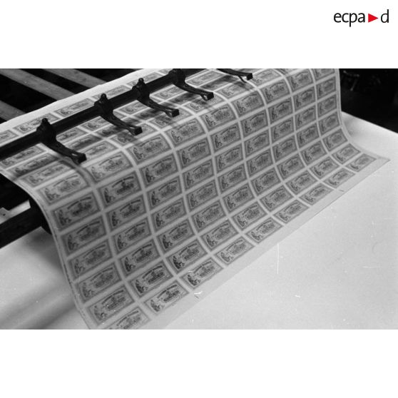 Les machines d'une imprimerie.