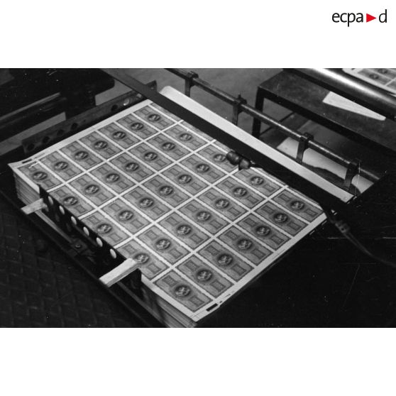 Les machines d'une imprimerie.