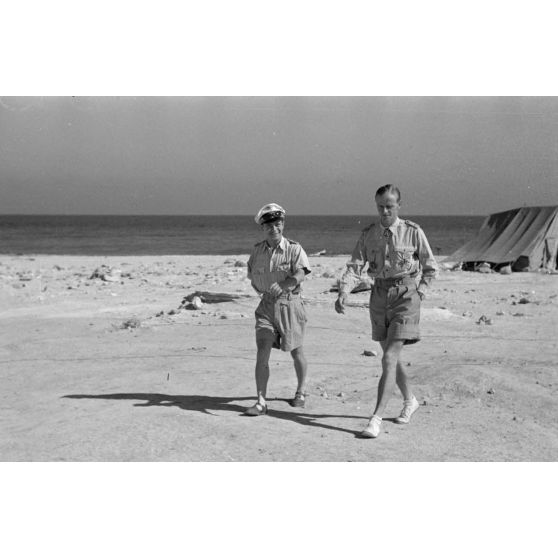 Remise de croix de chevalier de la croix de fer (Oberleutnant) Hans von Bargen.