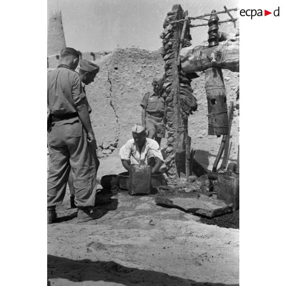Un ancien pressoir à olives installé dans l'oasis de Siwa.