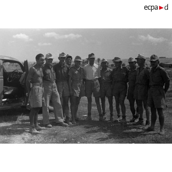 En Afrique, le personnel d'une unité de maintenance (Werkstatt Kompanie).