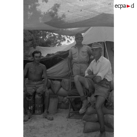 La tente du commandant de compagnie.