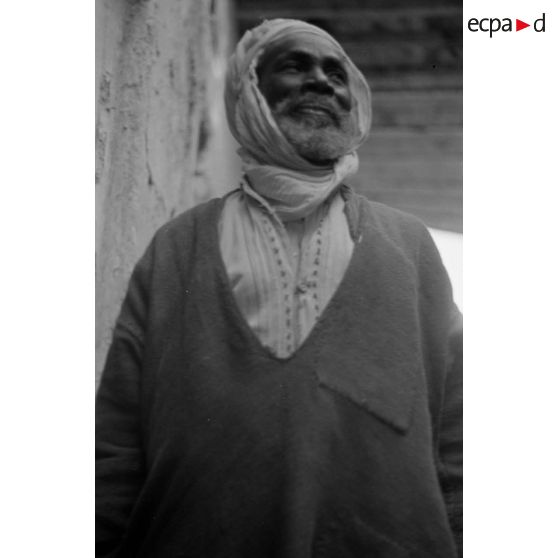 Portrait d'un Tunisien photographié dans le souk.