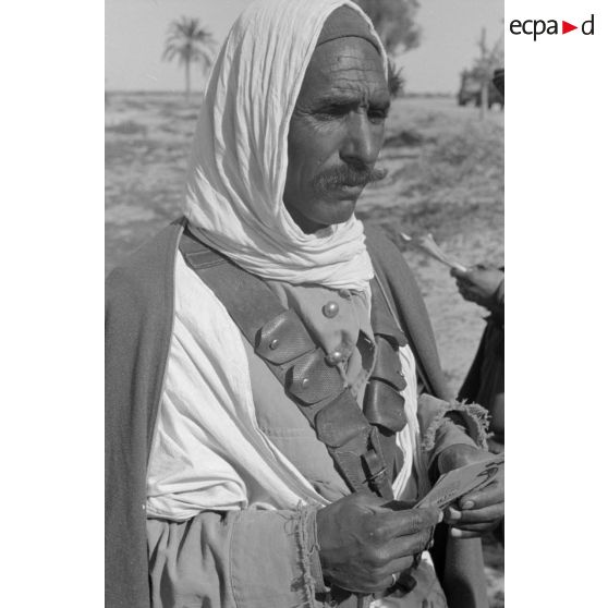 Dans le secteur de El Jem, les activités de la 6e compagnie de propagande de l'armée de l'air allemande auprès de la population tunisienne.