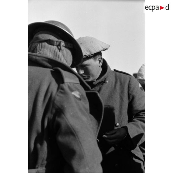 Des prisonniers britanniques de la 2e division sud-africaine.