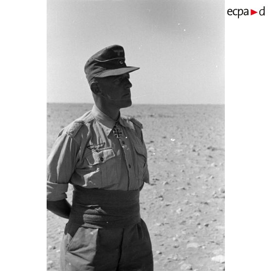 Le colonel (Oberstleutnant) Karl Ens de l'Infanterie-Regiment 433.