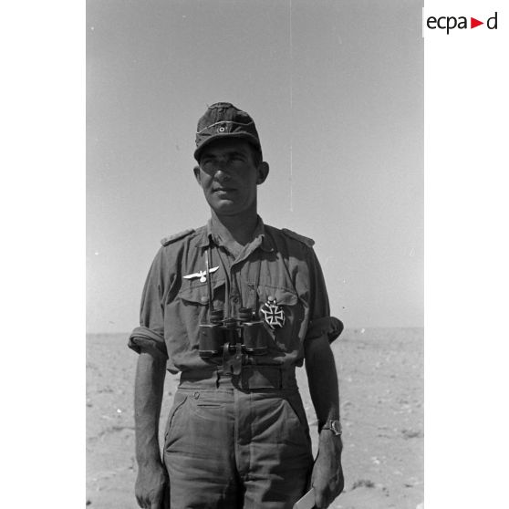 Un commandant (Major) de l'Infanterie-Regiment 433 fraîchement décoré de la croix de fer.