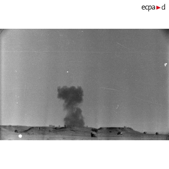 Un avion Douglas Boston ou A-20 Havoc a été abattu, il s'est écrasé non loin de la colonne allemande.