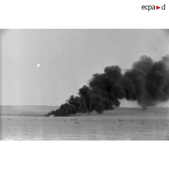 Un avion Douglas Boston ou A-20 Havoc a été abattu, il s'est écrasé non loin de la colonne allemande.