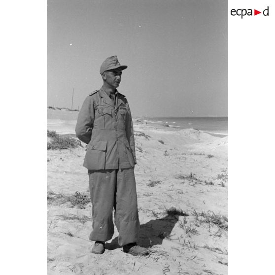 Portrait d'un officier italien servant comme interprète dans les rangs allemands.
