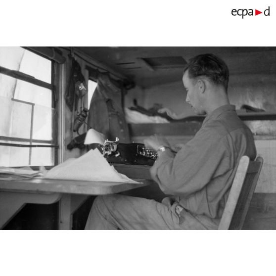 Un membre de l'état-major de la Panzerarmee Afrika.