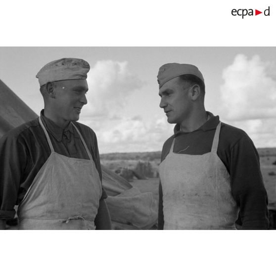 Portraits de membres de la Panzerarmee Afrika.