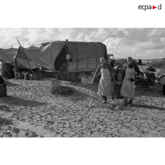 Portraits de membres de la Panzerarmee Afrika.