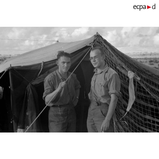 Portraits de membres de la Panzerarmee Afrika.