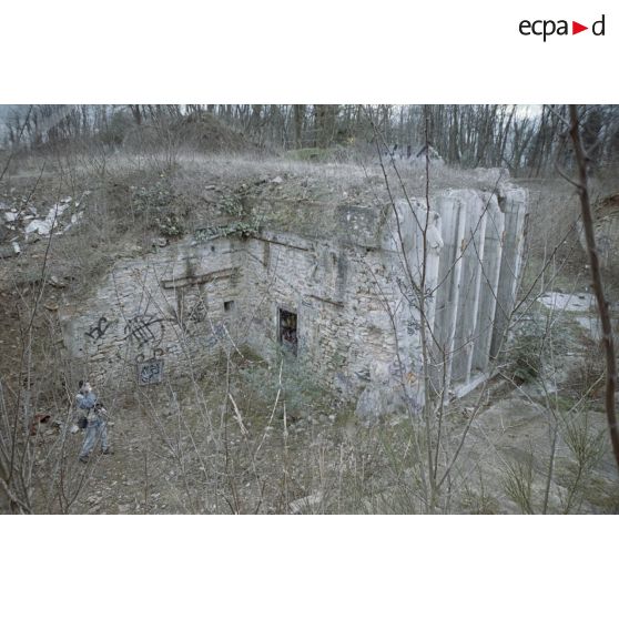 Fort de Chelles, batterie des Gâtines. [légende d'origine]