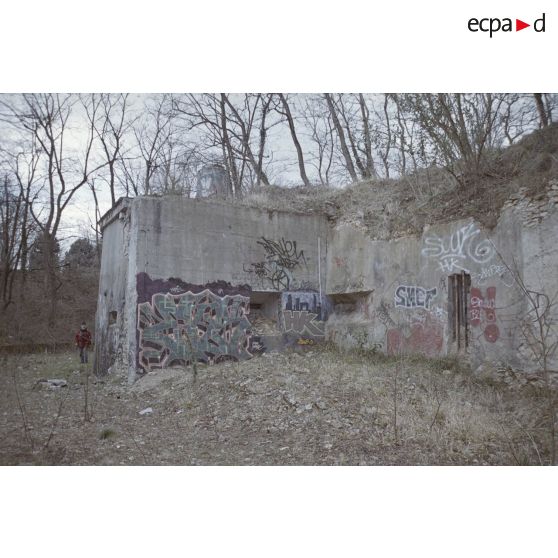 Batterie des Gâtines, bois de Verrières, batterie de Bièvres. [légende d'origine]