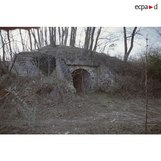 Batterie des Gâtines, bois de Verrières, batterie de Bièvres. [légende d'origine]